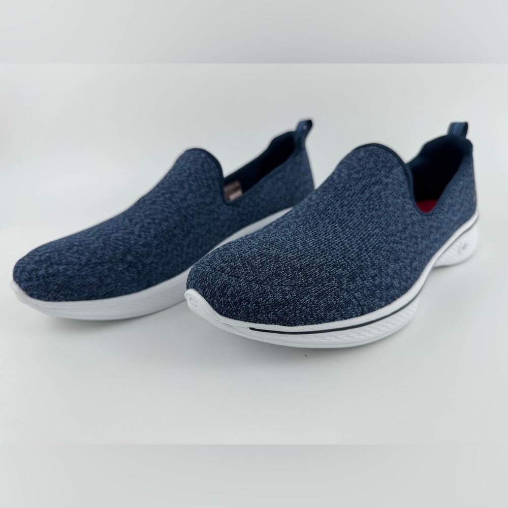 Skechers Women's Go Walk Sneakers Blue Slip-On, US Size 8.5  Goga Max Cushioning - Picture 7 of 13